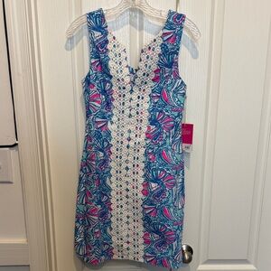 Lilly Pulitzer for Target Blue and Pink Floral Mini Dress